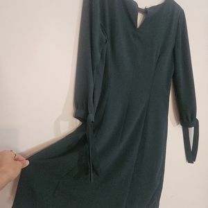 Dark green medium dress